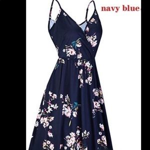 Navy Blue High low dress